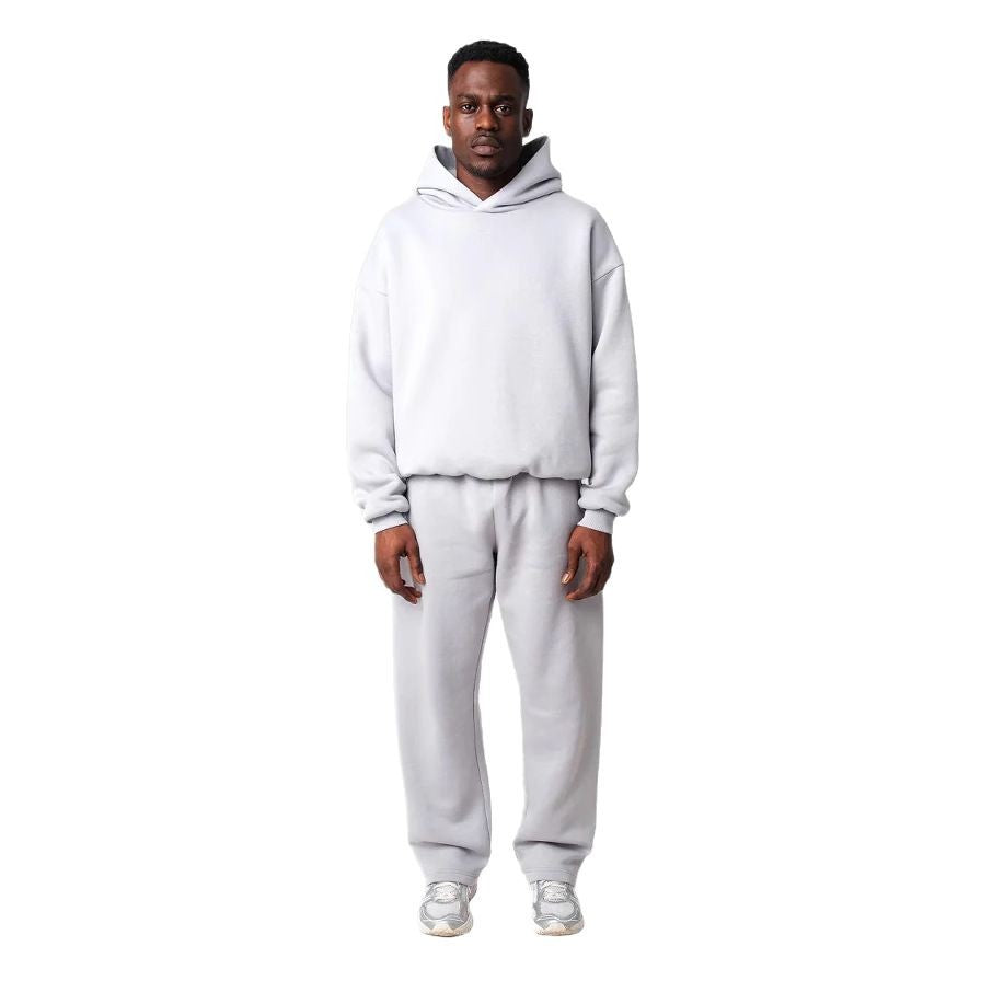 Hoodie and jogger pants set for women with high collar and elastic waistband Lune London