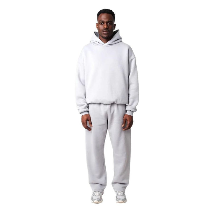 Hoodie and jogger pants set for women with high collar and elastic waistband Lune London