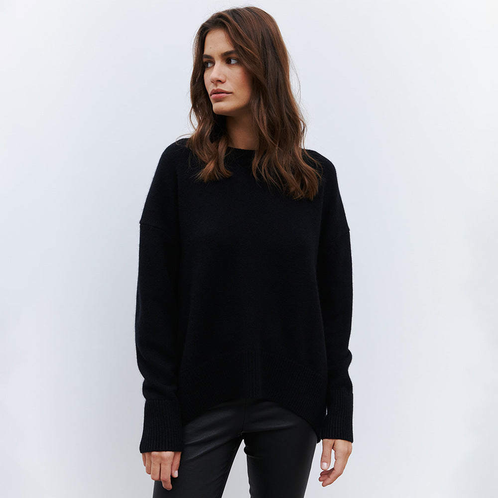 Pull en tricot confortable pour femmes avec une silhouette décontractée Chic & Stil