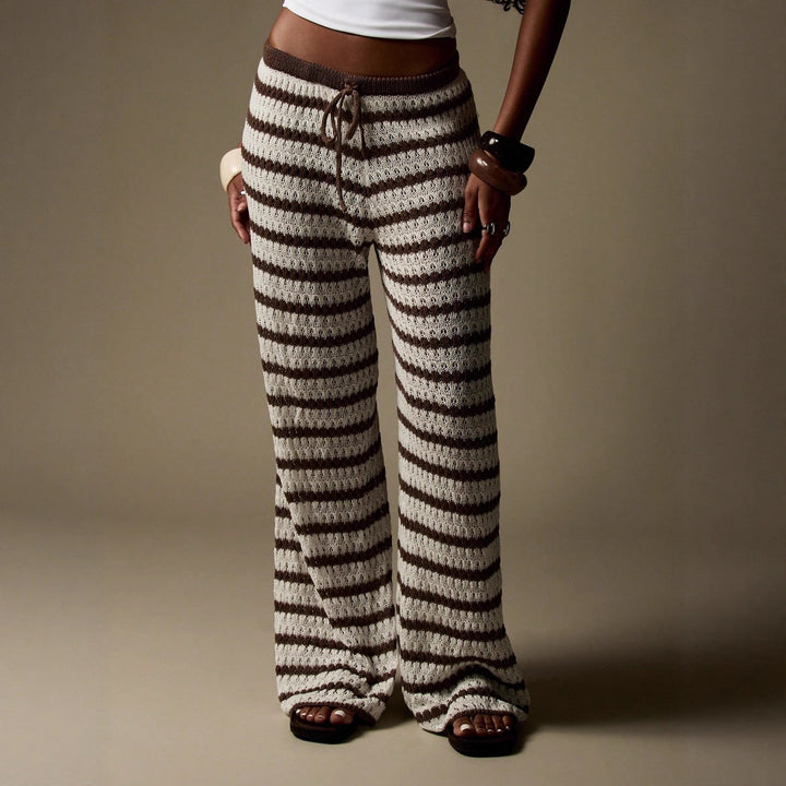 Casual knit pants Stras for women from Lune London