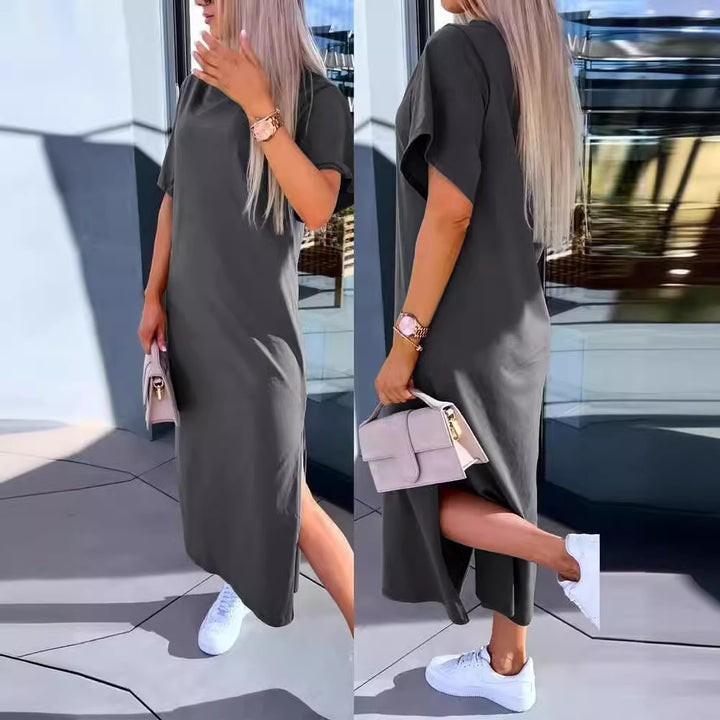Lune London oversized midi T-shirt dress for women