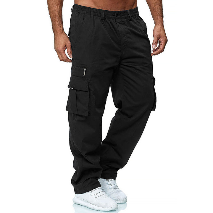 Men's cargo pants with elastic waistband and practical side pockets Lune London