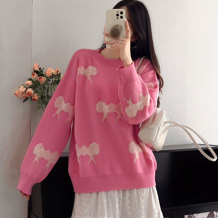 Pull femme à motifs avec motif animal élégant et coupe décontractée Chic & Stil