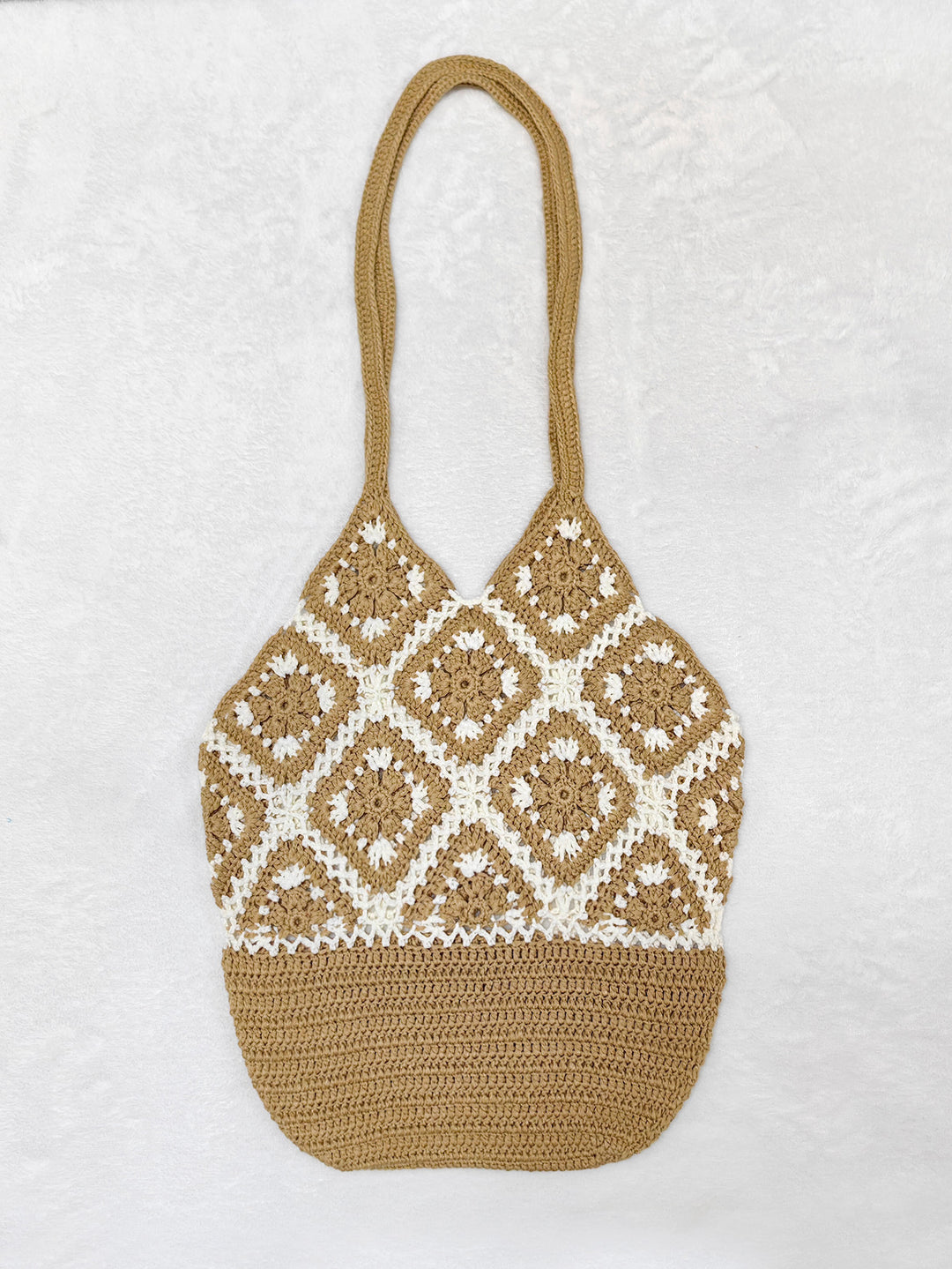 Lune London crochet tote bag for women