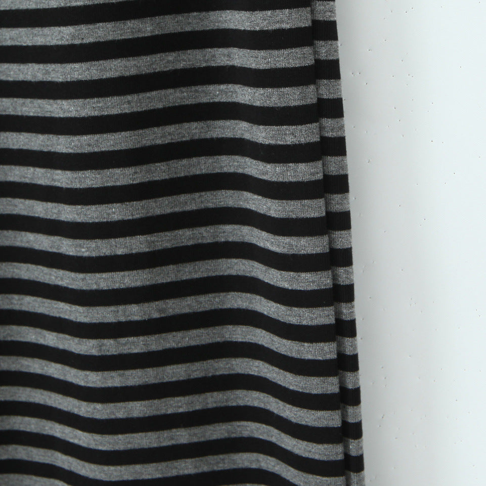 Wide striped pants for women with elastic waist Lune London