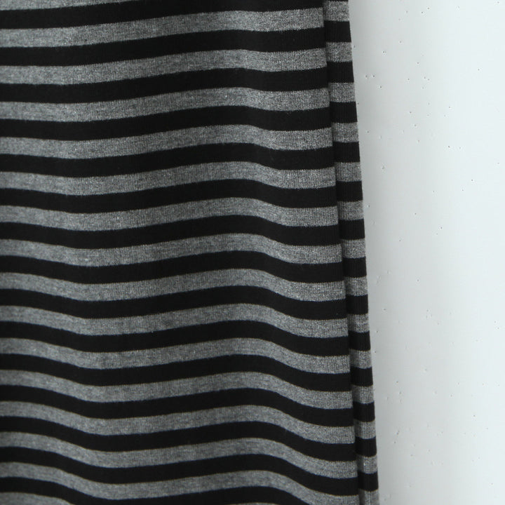 Wide striped pants for women with elastic waist Lune London