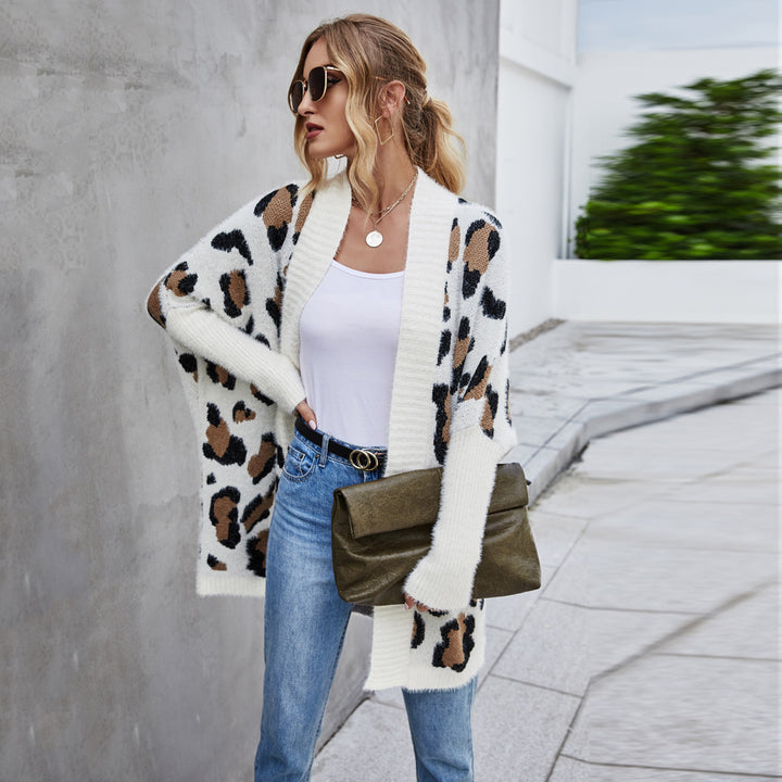 Gilet confortable pour femmes avec un motif léopard tendance Chic & Stil