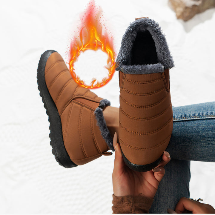 Comfortable winter boots for women with cozy lining and non-slip sole Lune London