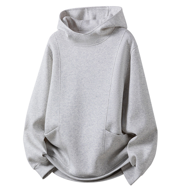 Oversized casual women’s hoodie with a high collar and practical side pockets Lune London