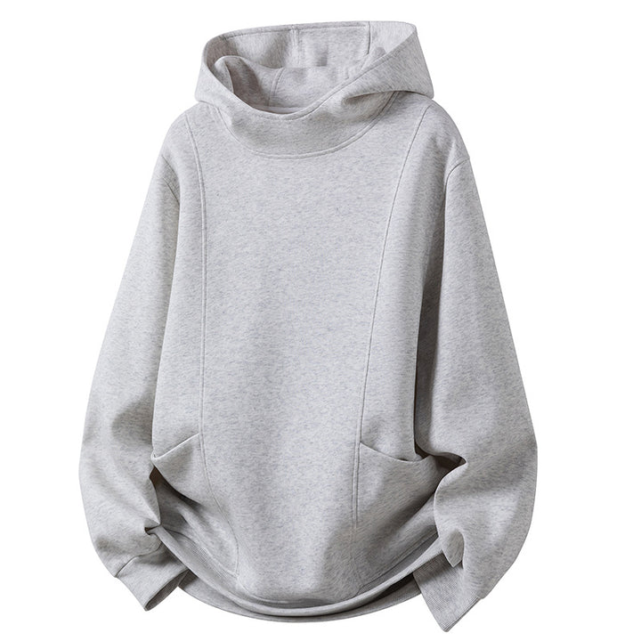 Oversized casual women’s hoodie with a high collar and practical side pockets Lune London