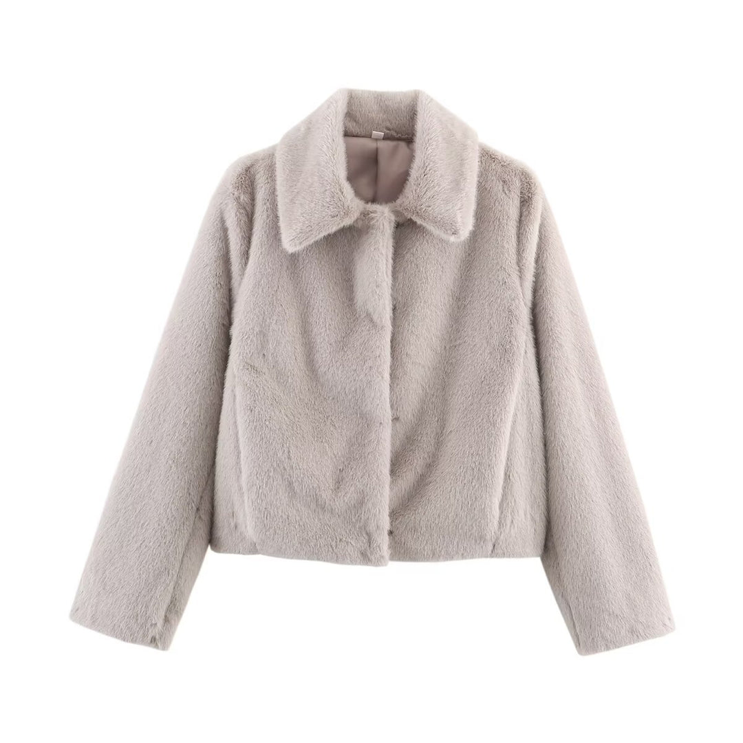 Veste en fausse fourrure douillette pour femmes Chic & Stil