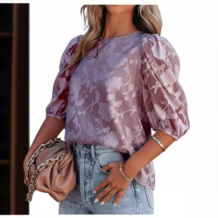 Ladies embroidered flower jacket Lune London