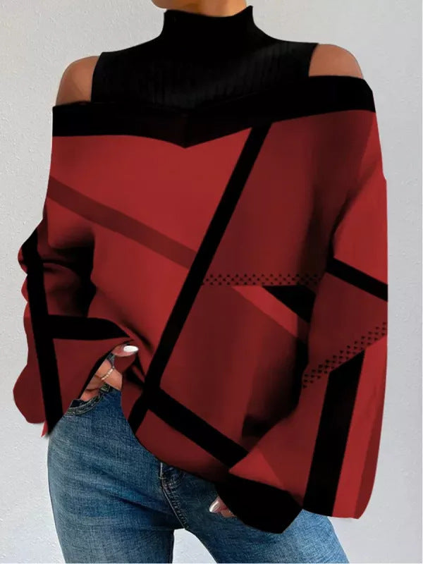Oversized sweater for women with a trendy graphic design Lune London