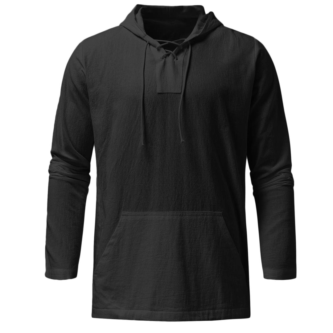 Casual hooded sweatshirt for women with long sleeves, kangaroo pocket, and hood Lune London