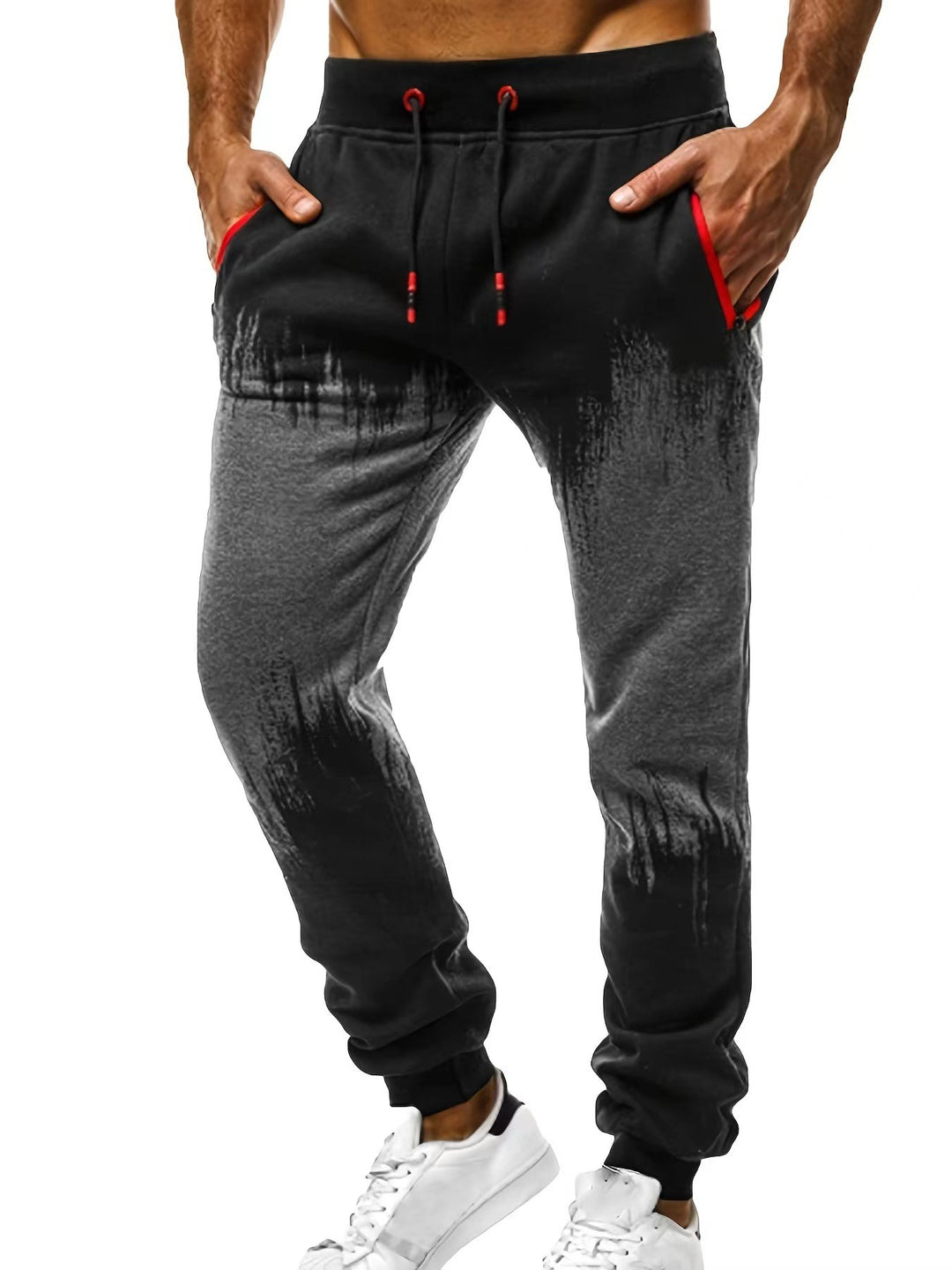 Men's sporty joggers with modern color gradient effects Lune London