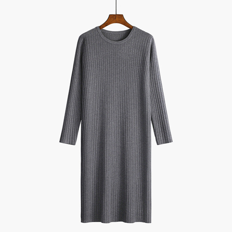 Knitted dress for ladies with a fine ribbed structure Lune London