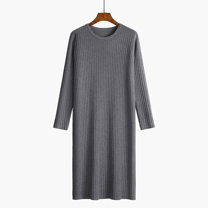 Knitted dress for ladies with a fine ribbed structure Lune London