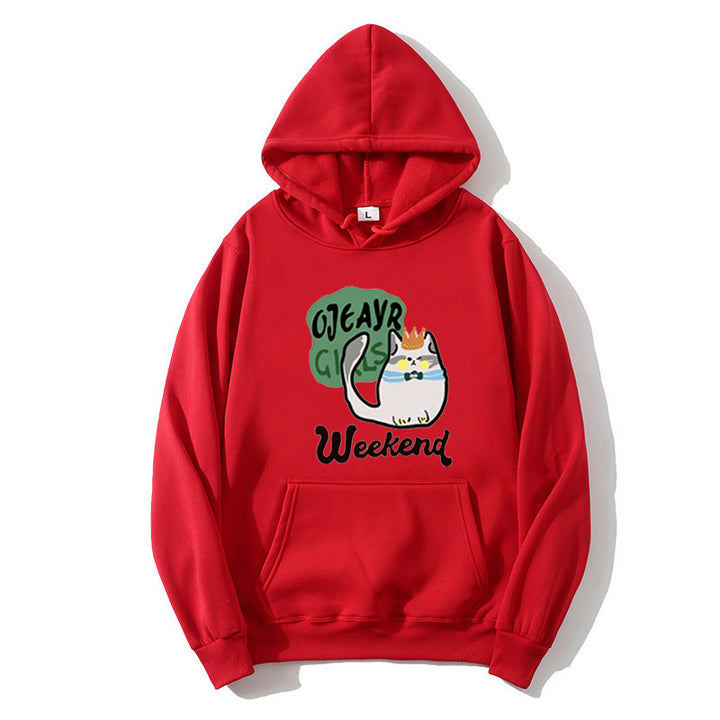 Women's hoodie with playful cat motif Chic & Stil
