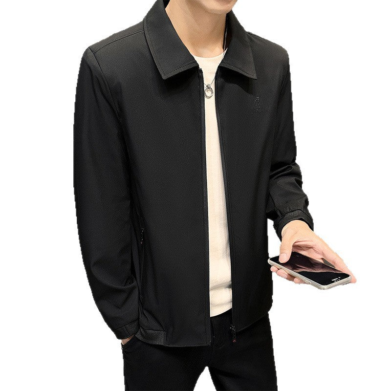 Fashionable transitional jacket for men with anti-moisture function Lune London