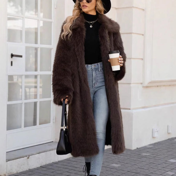 Ladies Long Trendy Chic Coat and Style