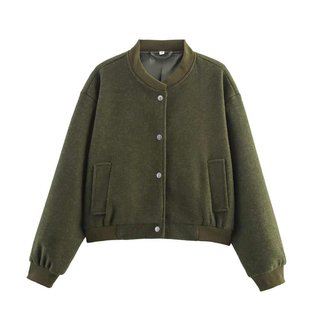 Women’s button sports jacket with practical pockets Lune London