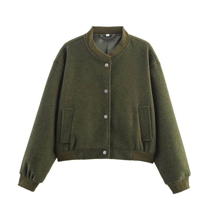 Women’s button sports jacket with practical pockets Lune London