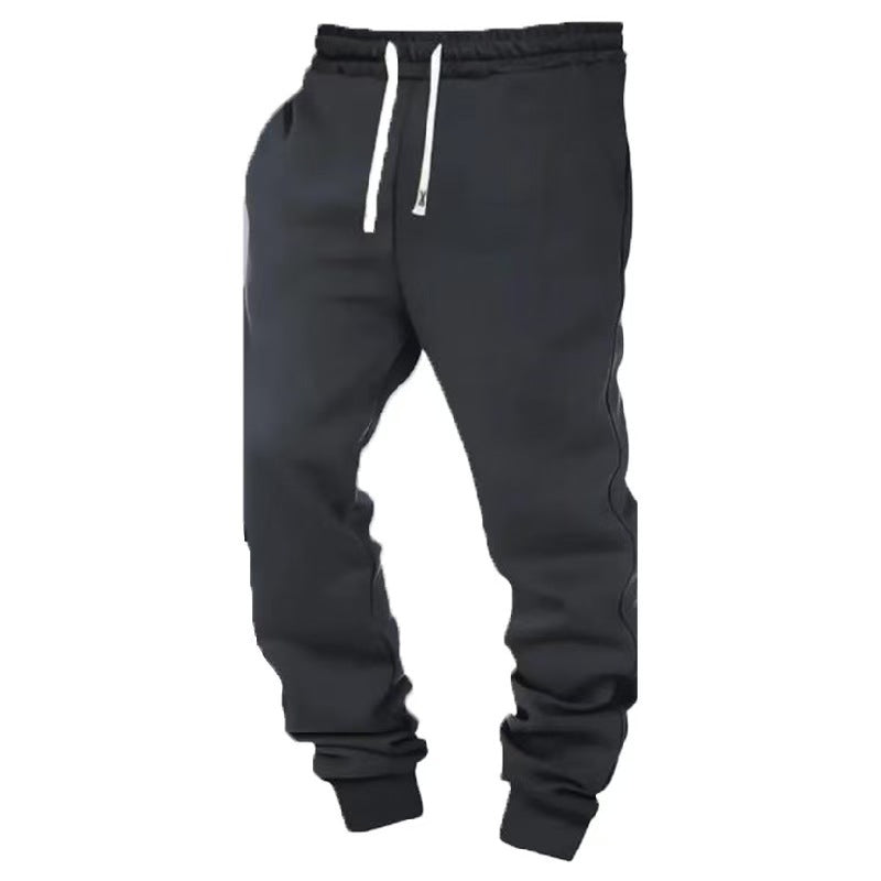 Elastic jogging pants for men with side pockets Lune London