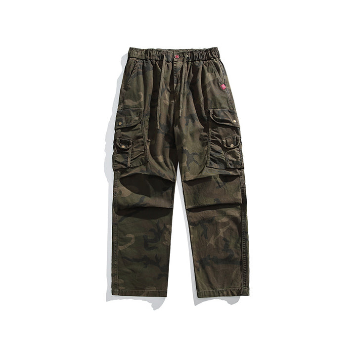 Pantalon cargo camouflage à la mode pour hommes Lune London