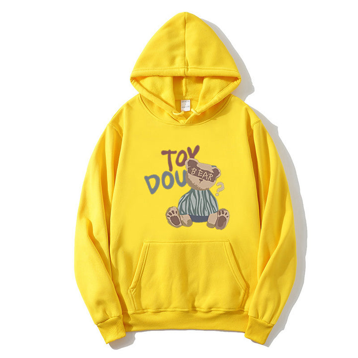 Womens hoodie with playful bear motif Chic & Stil