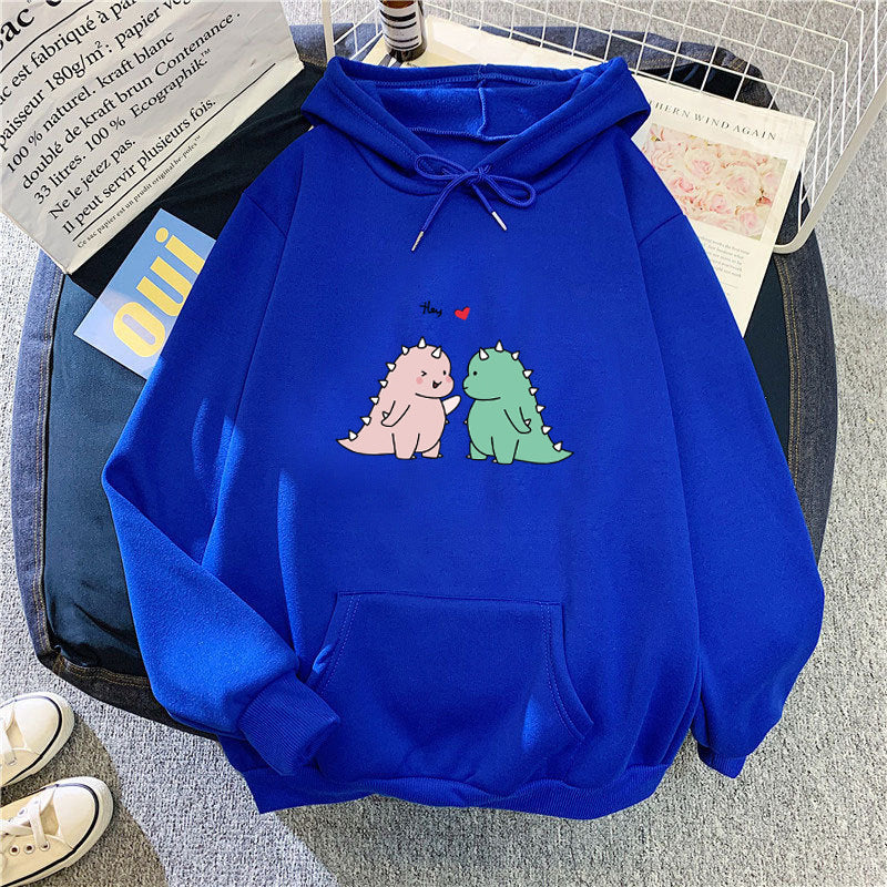 Women’s hoodie with playful dinosaur motif Chic & Stil