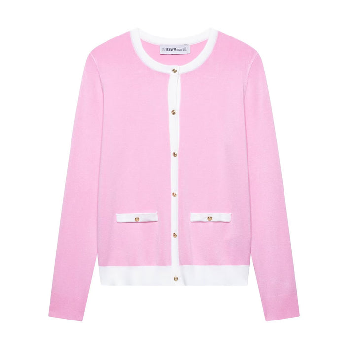 Elegant ladies cardigan with decorative buttons and pockets Lune London