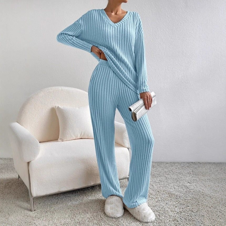 Ensemble de loungewear tricot décontracté pour femmes Chic & Stil