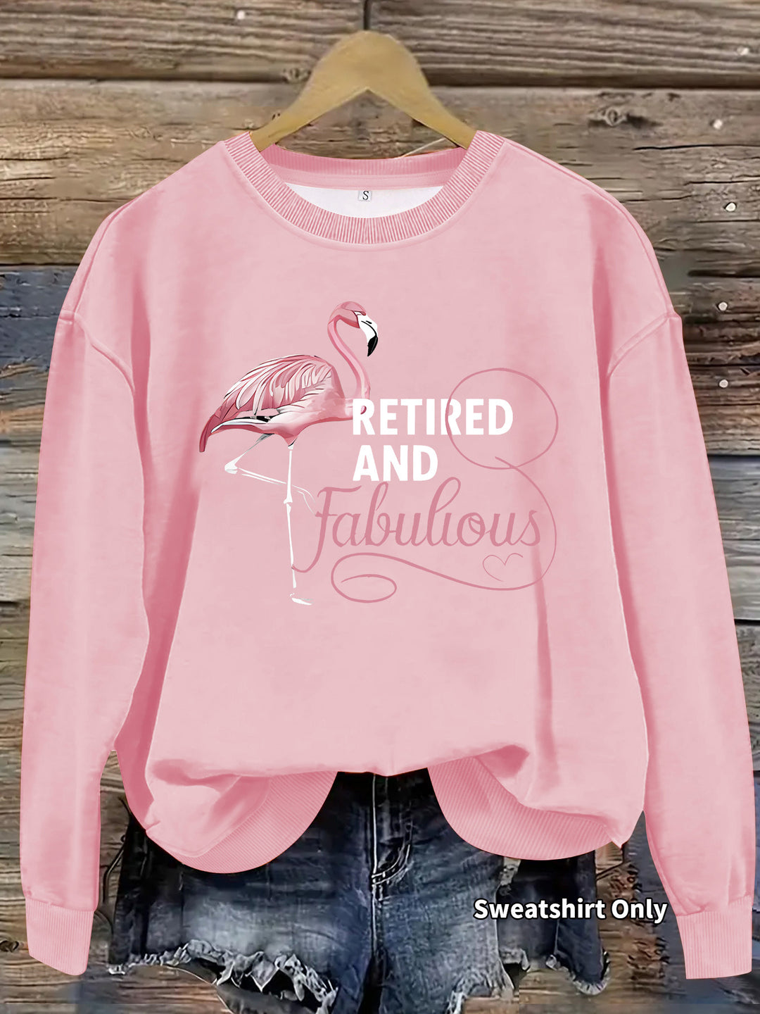 Sweatshirt femme avec motif de flamant rose unique et impression inspirante Chic & Stil