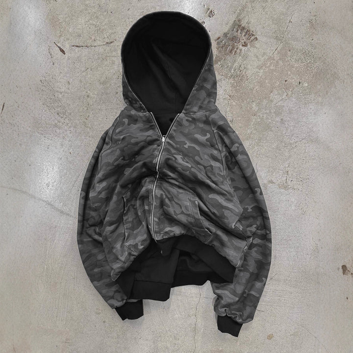 Veste à capuche pour femmes au design camouflage moderne Chic & Stil