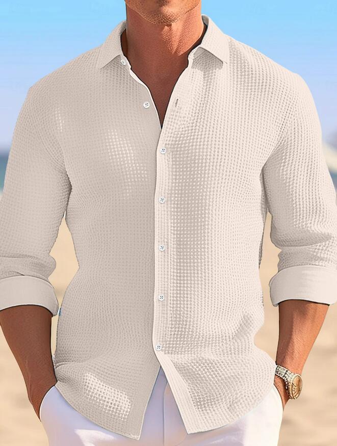 Lightweight structured shirt for men with a modern fit Lune London