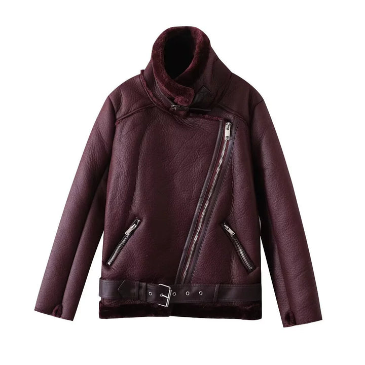 Lune London | Belted soft fleece jacket