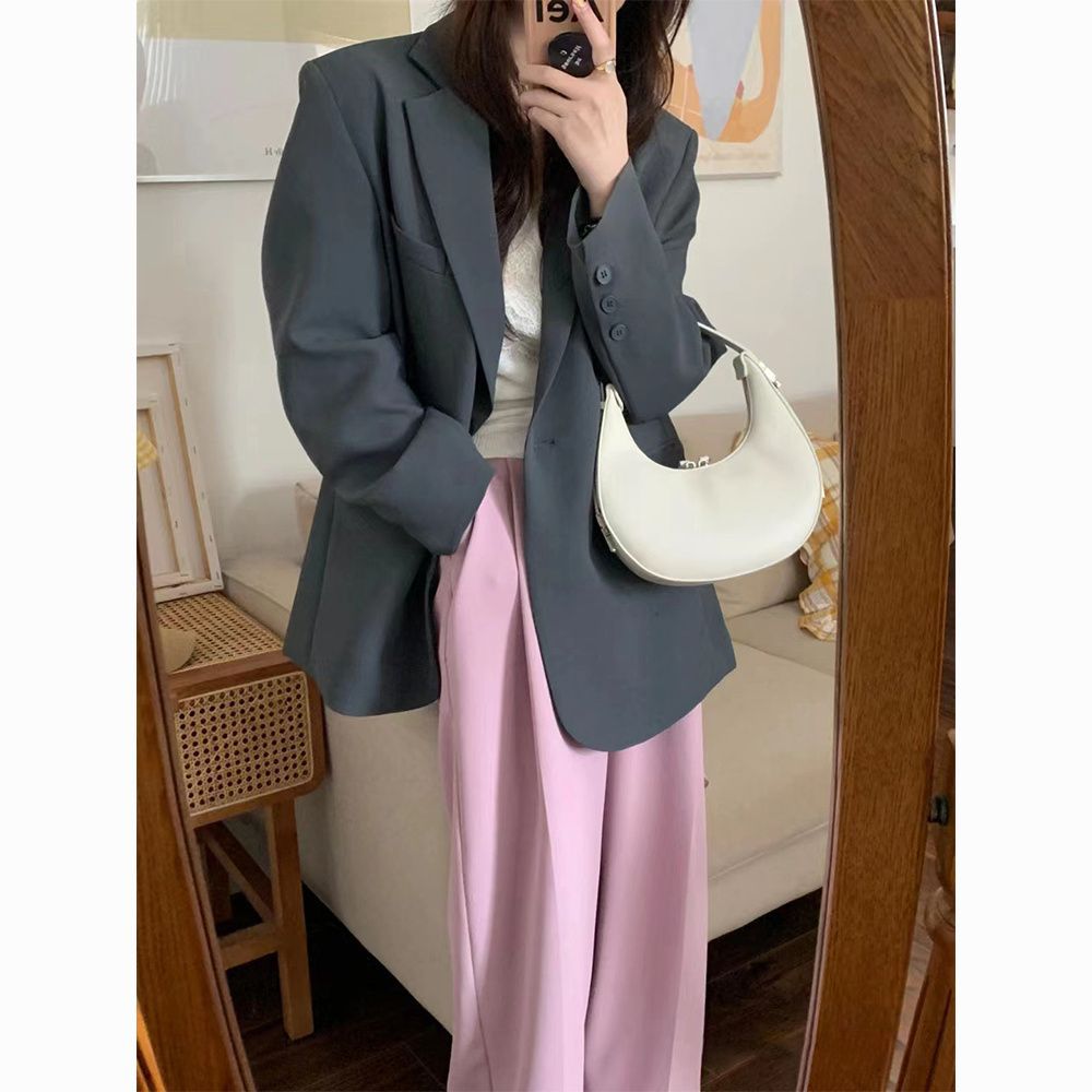 Blazer surdimensionné pour femmes en matériau de haute qualité avec poches Chic & Stil
