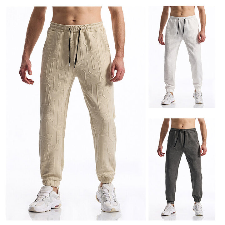 Men's sporty leisure pants with elastic waistband and side pockets Lune London