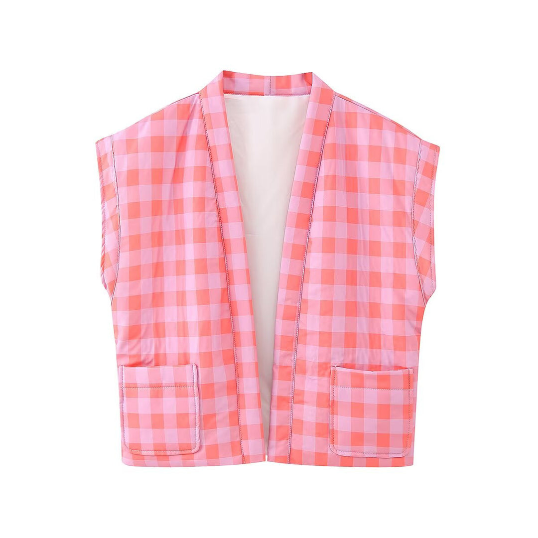 Loose plaid trousers for women with a trendy design Lune London