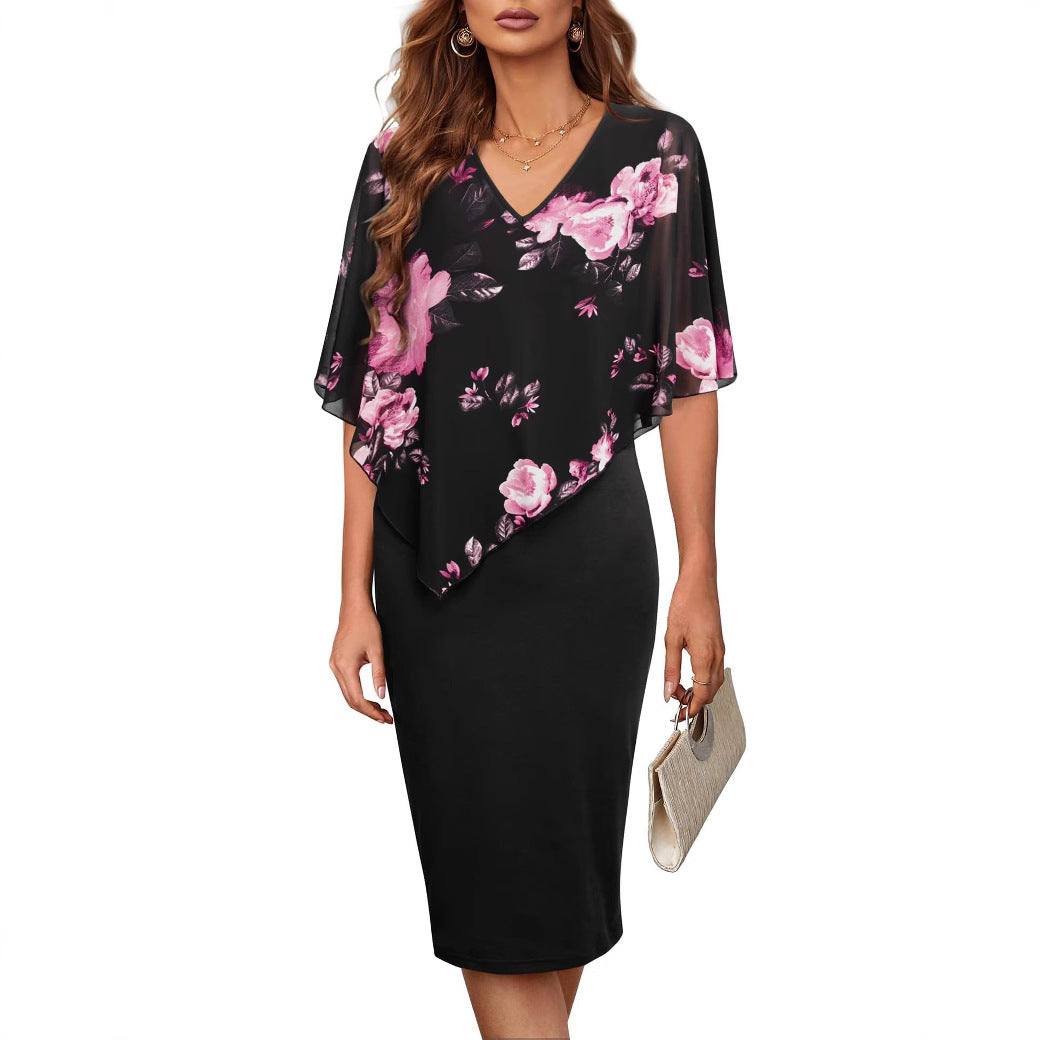 Lune London Floral Print Beach Dress for Women