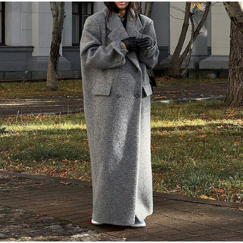 Oversized wool coat for women Lune London