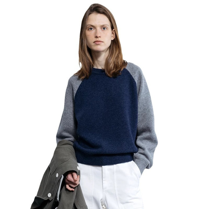 Pull tricoté sportif pour femmes avec manches raglan Chic & Stil