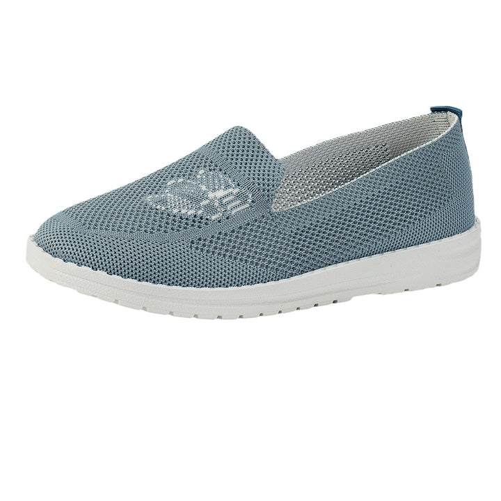 Ladies Breathable Casual Slip-On Shoes with Flexible Mesh Upper Lune London