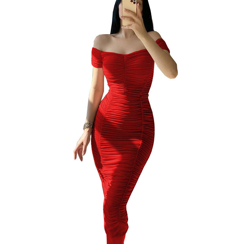 Wrap dress for women with a romantic ruffle design and a fitted cut Lune London