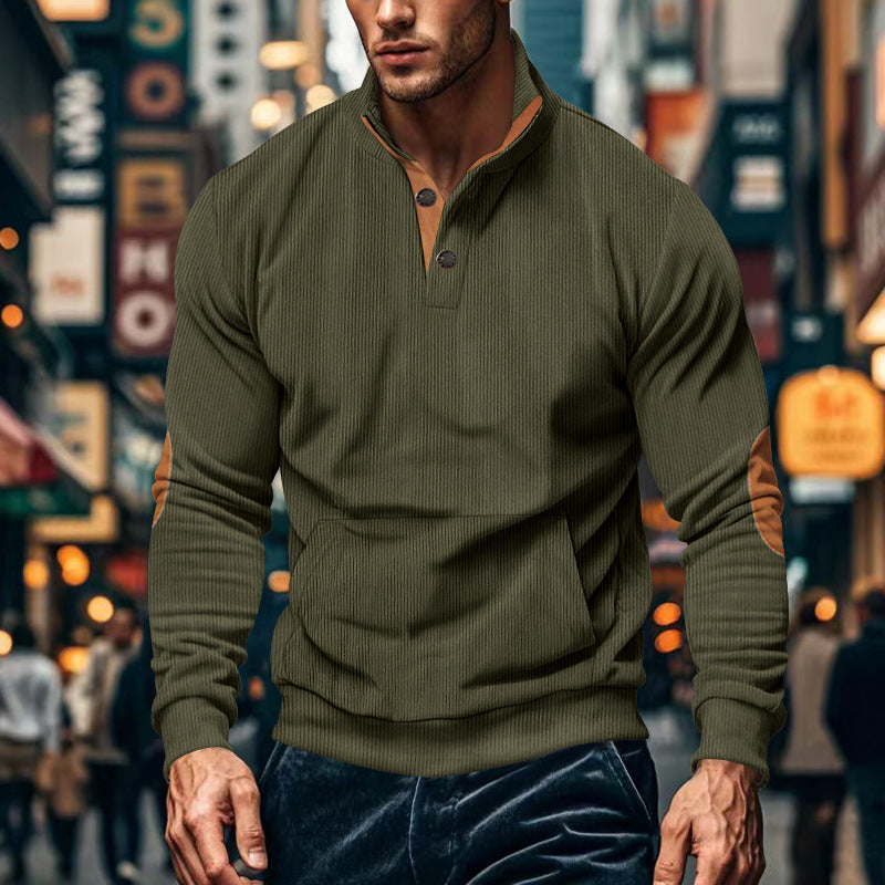 Long-sleeved t-shirt for men with a structured design and modern details Lune London