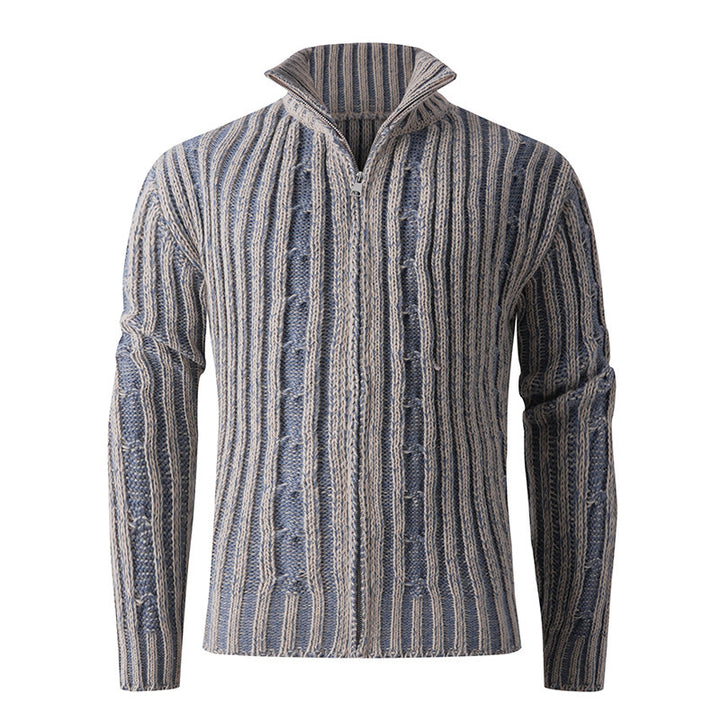 Striped knit sweater for men Lune London