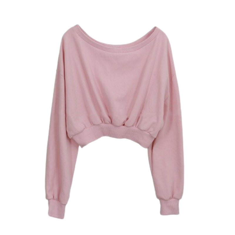 Pull court décontracté pour femmes avec taille élastique Chic & Stil