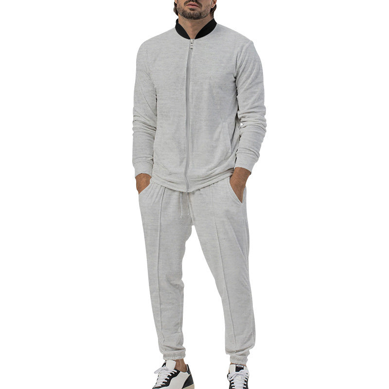 Men's sporty leisure suit with full zip and side pockets Lune London