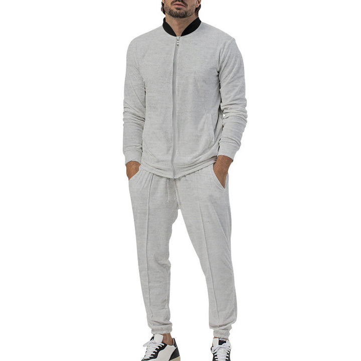 Men's sporty leisure suit with full zip and side pockets Lune London