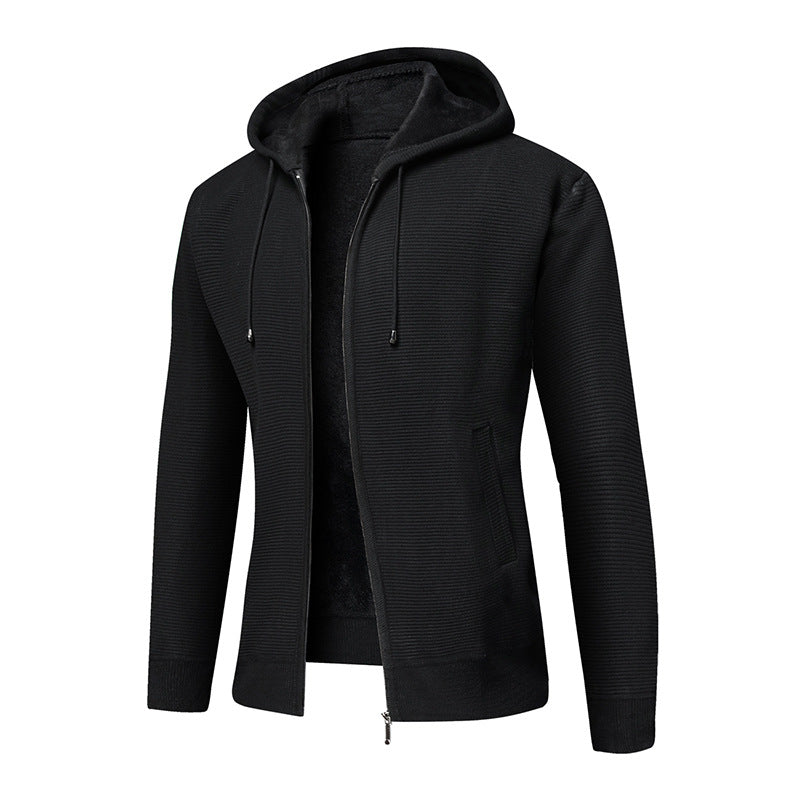 Hooded jacket for men, lined, offering great comfort and a clever design Lune London